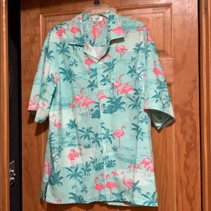 Men’s Tropical Collared short sleeve shirt